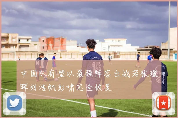 中国队有望以最强阵容出战若张瑷晖刘浩帆彭啸完全恢复